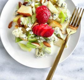 Pear and Gorgonzola Salad with Celery