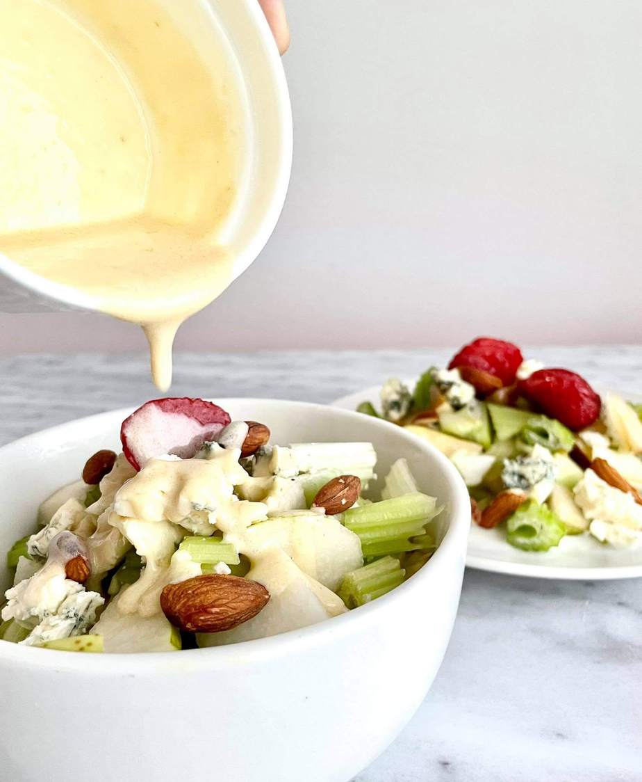 Pear and Gorgonzola Salad with Celery