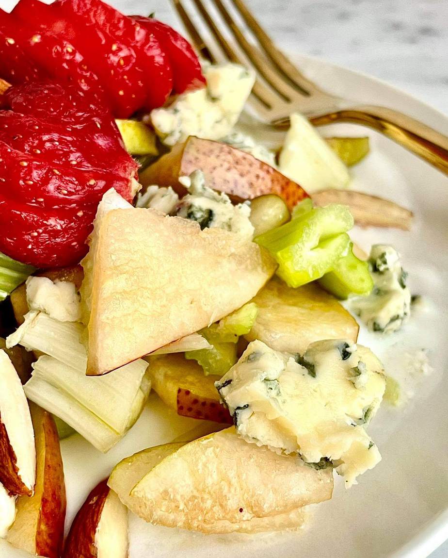 Pear and Gorgonzola Salad with Celery