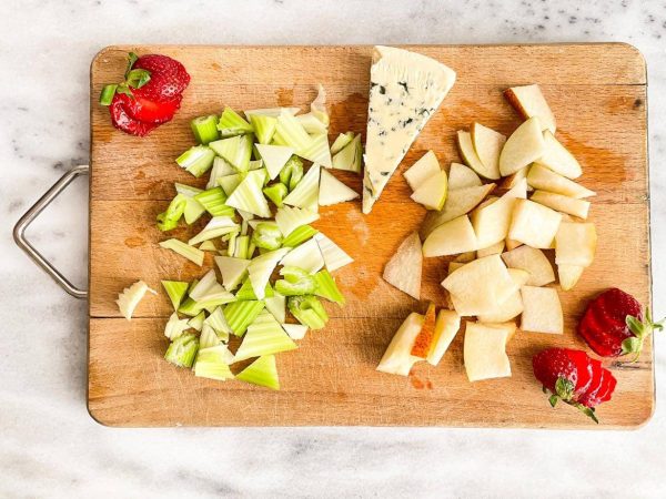 Pear and Gorgonzola Salad with Celery