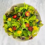 Summer Green Salad is a cheap Vegan Recipe