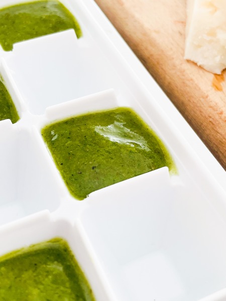 how to freeze pesto