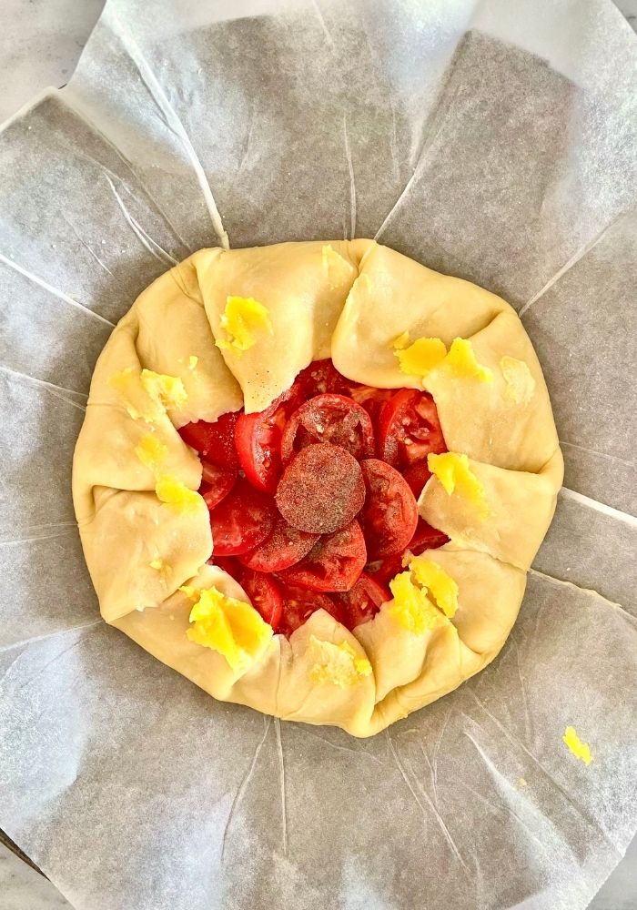 ricotta tomato galette