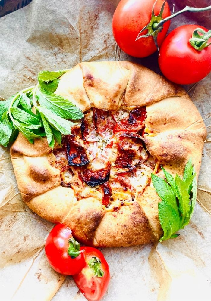  ricotta tomato galette