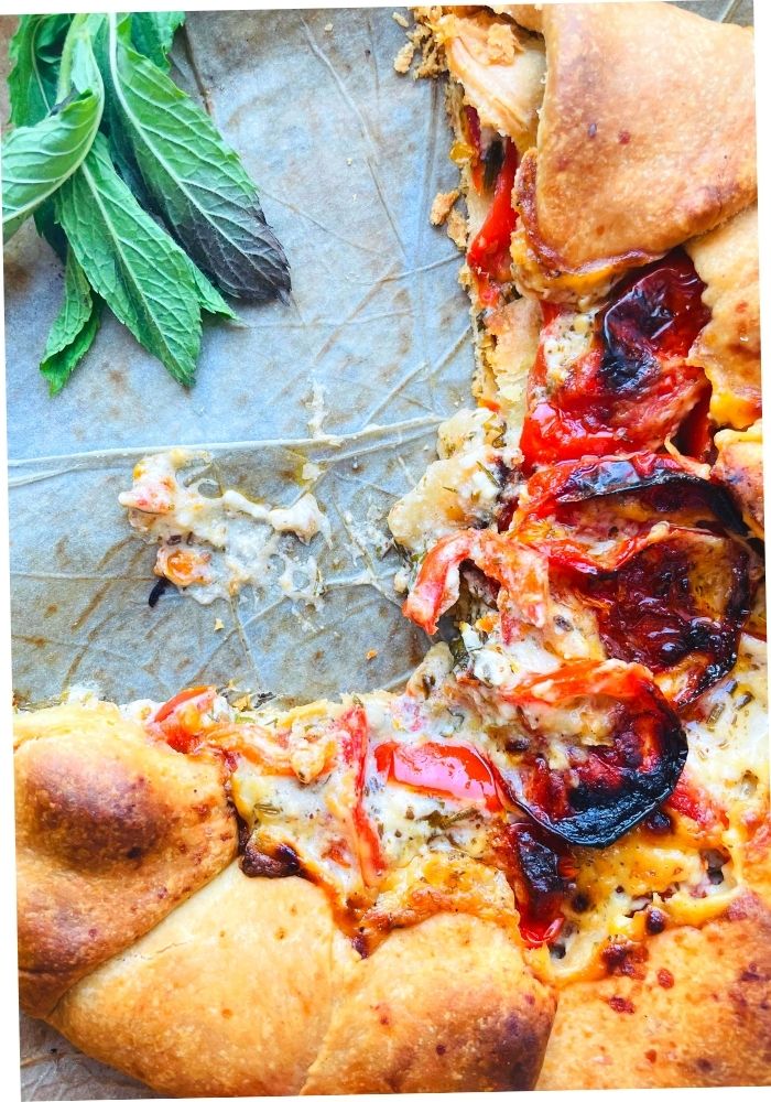 ricotta tomato galette