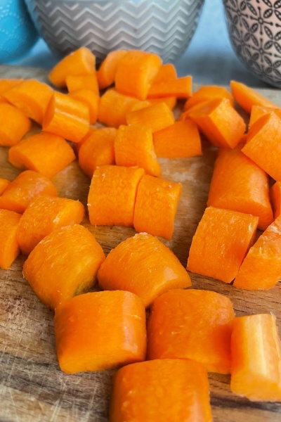boiled carrots