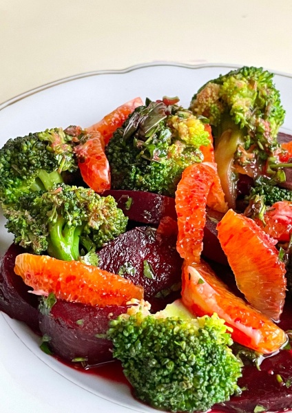broccoli and beetroot salad