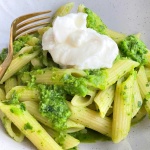 creamy pasta with peas