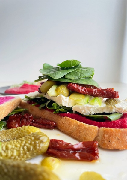 beetroot cheese sandwich filling